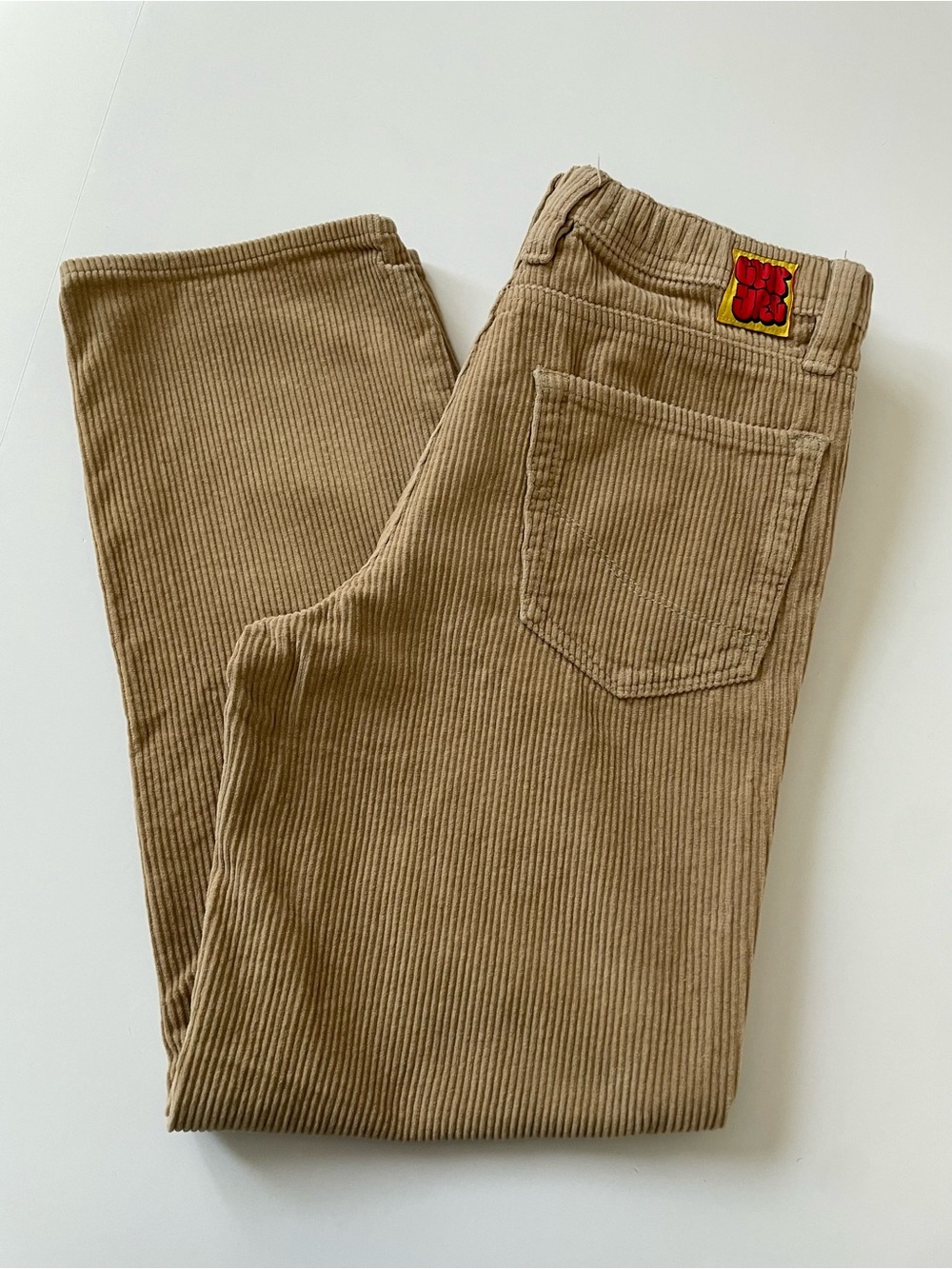 Empyre Relax Women's 27 Straight Leg Corduroy Pants in Light Brown